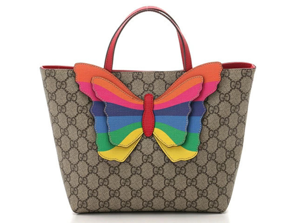 Gucci Tote Bag Butterfly GG Supreme